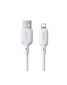 Baseus Silky Series ladowarka USB na iP 2.4A 2m bialy - nr 2