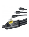 Baseus Rapid Series 3-w-1 USB-A 100W 1.5m, czarny - nr 8