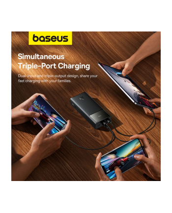 Baseus Star-Lord Power Bank 30W Schwarz include Ladekabel
