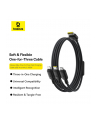 Baseus Rapid Series 3-w-1 USB-A 100W 1.5m, czarny - nr 11