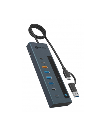 ICY BOX IB-HUB1743-CPD 9-in1 HUB mit PD und USB-C/USB-A