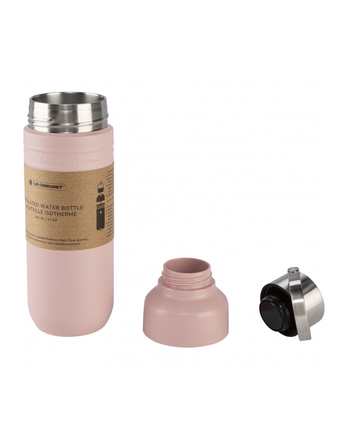 Le Creuset Butelka na wode On The Go shell pink 500 ml główny