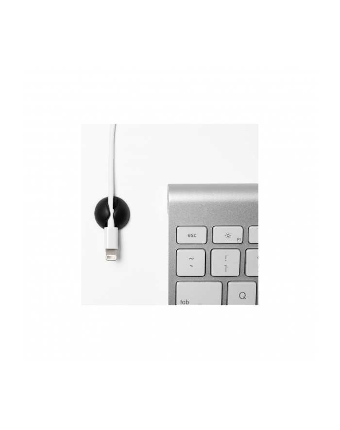 Bluelounge CableDrop Mini 9-cio pak, czarny główny