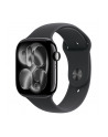 Apple Watch 11 46mm GPS Alu S/M Sport Band jet black/black - nr 8