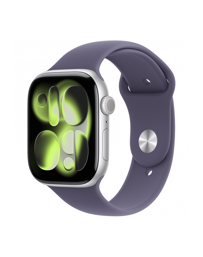 Apple Watch 11 46mm GPS Alu S/M Sport Band silver/purple fog główny