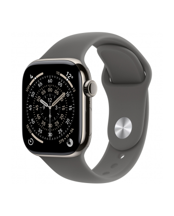 Apple Watch 11 42mm GPS+5G Titan Sport M/L natural/stone gray