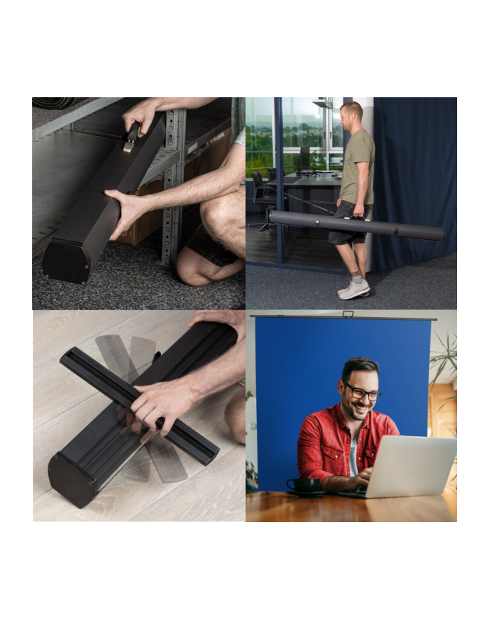 walimex pro Roll-up Panel Background 155x200cm blue główny