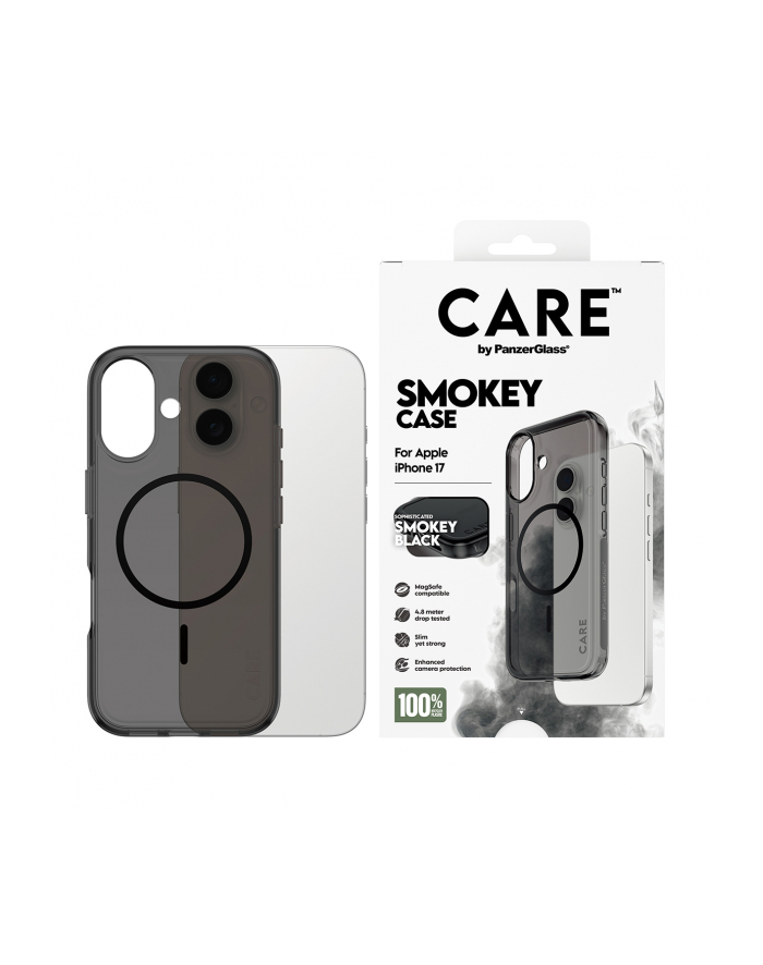 CARE by PanzerGlass Case Urban Expl Smokey BK MagSafe iP 17 główny
