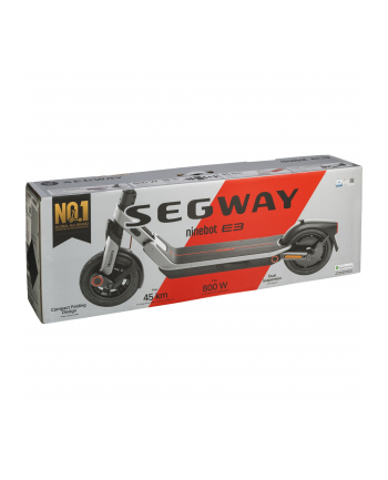 Segway Ninebot E3 D 800W 37Km 10'' Czarny nr 1