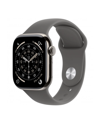 Apple Watch 11 42mm GPS+5G Titan Sport S/M natural/stone gray