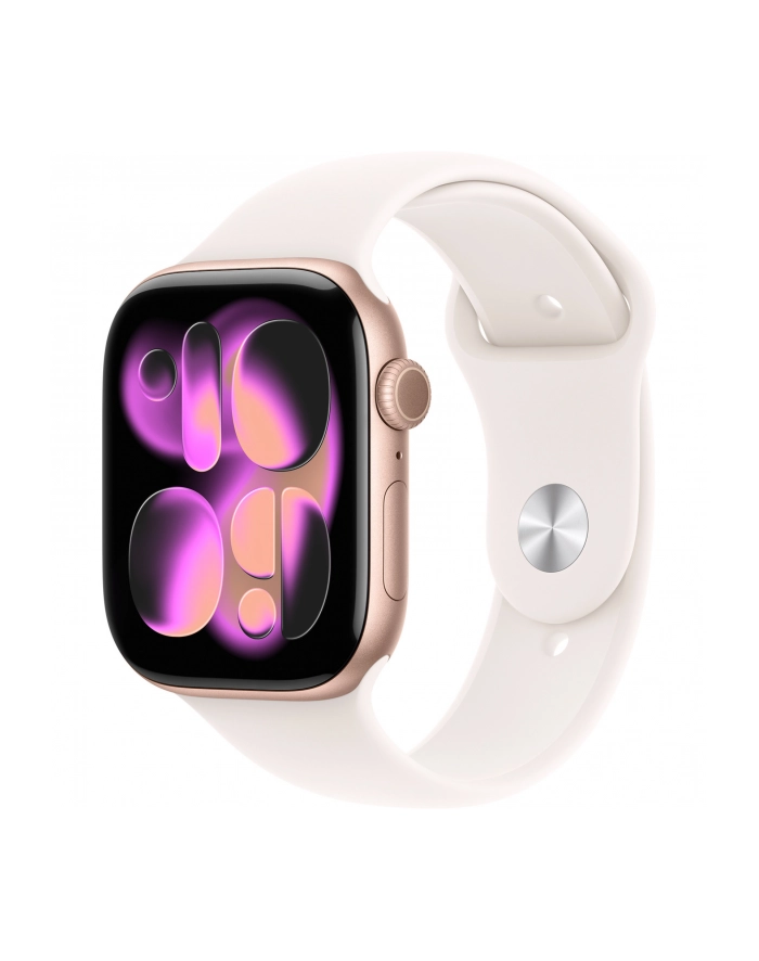 Apple Watch 11 46mm GPS+5G Titan Sport M/L gold/light blush główny