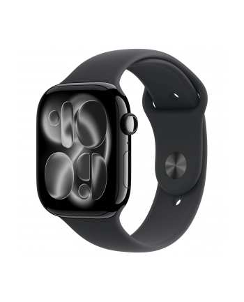 Apple Watch 11 46mm GPS Alu S/M Sport Band jet black/black