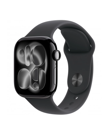 Apple Watch 11 42mm GPS+5G S/M Alu Sport jet black/black