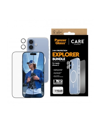 PanzerGlass CARE by PanzerGlass 3-w-1 Explorer zestaw iP 17