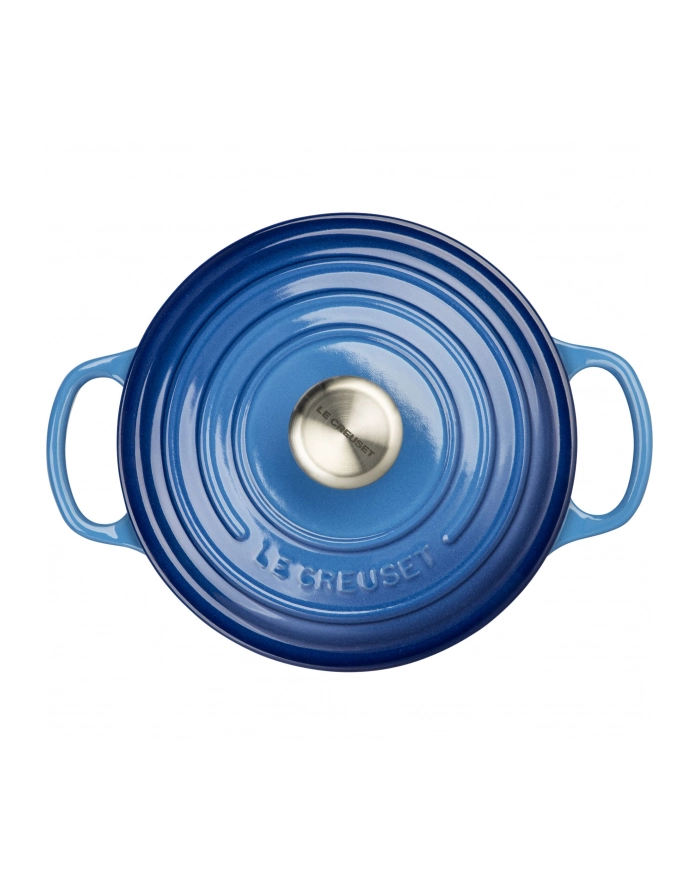 Le Creuset Signature Bräter rund 18 cm blau główny