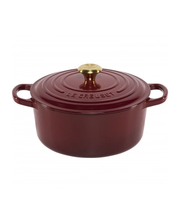 Le Creuset Signature Bräter rund 22 cm czerwony