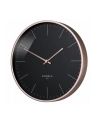 KIENZLE DCF Radio-Control.Wall Clock Modern 25cm rose gold/blk. - nr 1