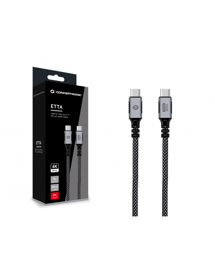 Conceptronic ETTA07B20 2m, 100W, 20Gbps, 4K60Hz główny