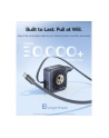Baseus EnerCore CJ11 Charger Retractable 2C+U 100W EU Black - nr 5