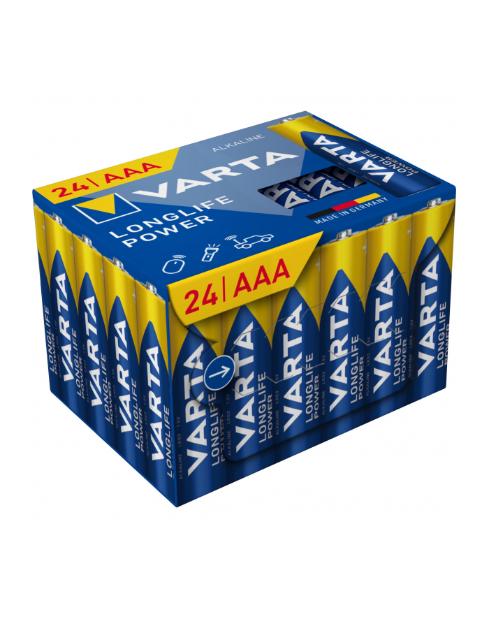 1x24 Varta Longlife Power AAA LR 3 Cube Pack24 główny