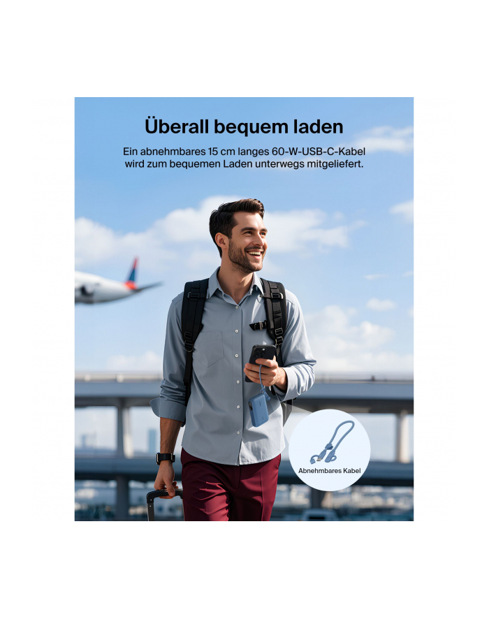 Belkin Powerbank mit Display 20W 10.000mAh USB-C blau BPB027hqBL główny