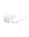 Belkin Ladegerät Dual USB-C 50W PD PPS+1m Kabel  WCH019kq1MWH-B6 - nr 1