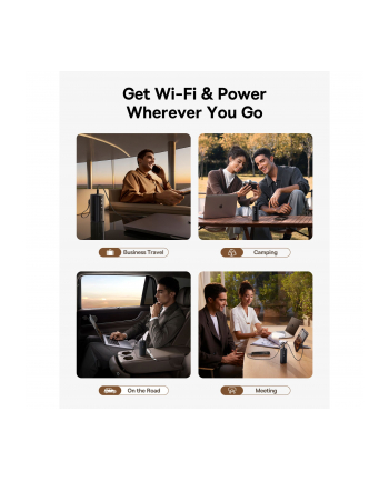 Baseus EnerGeek GX11 MiFi Power Bank 20000mAh 67W Cosmic Black