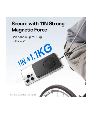 Baseus MagPro 3 Magnetic Wallet Stand Cosmic Black