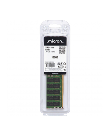 Micron DDR5 RDIMM 128GB 2Rx4 6400 CL52 (32Gbit) Single Pack