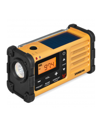 Sangean MMR-88 (USB-C) gelb Notfall/Kurbel/Solar Radio
