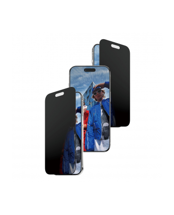 PanzerGlass Privacy BK ramka iP 17 Air UWF Fastfit nr 2