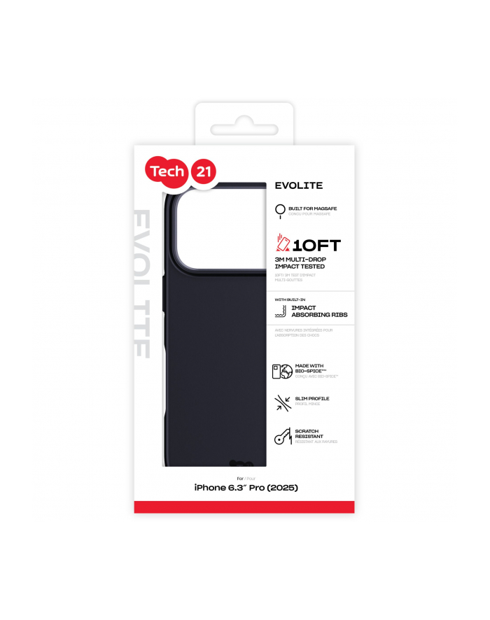 tech 21 Tech21 EvoLite etui MagSafe do iPhone17 Pro czarny główny