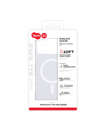 tech 21 Tech21 EvoLite etui MagSafe do iPhone 17 Pro Max przezroczysty nr 2