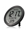 KIENZLE DCF Radio-Control. Wall Clock w. Room Temp.Display black - nr 1