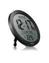 KIENZLE DCF Radio-Control. Wall Clock w. Room Temp.Display black - nr 4