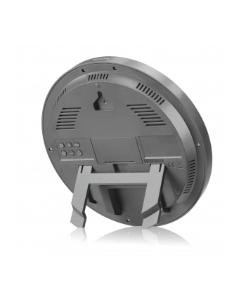 KIENZLE DCF Radio-Control.Wall Clock w.Room Temp.Display anthr.