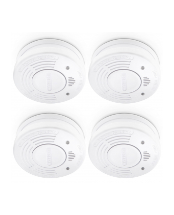 Alecto czujnik dymu z 10-letnia zywotnoscia baterii, Czteropak