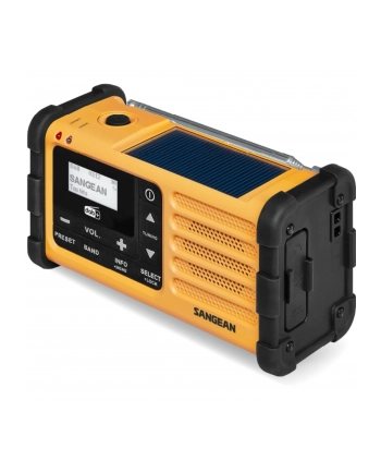 Sangean MMR-88 DAB+ (USB-C) gelb Notfall/Kurbel/Solar Radio