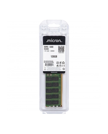 Micron DDR5 RDIMM 128GB 2Rx4 6400 CL52 (32Gbit) Single Pack