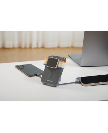 Verbatim Charge´n´Go 2C  5000mAh magn. PB Szary include2 Kabel 32251