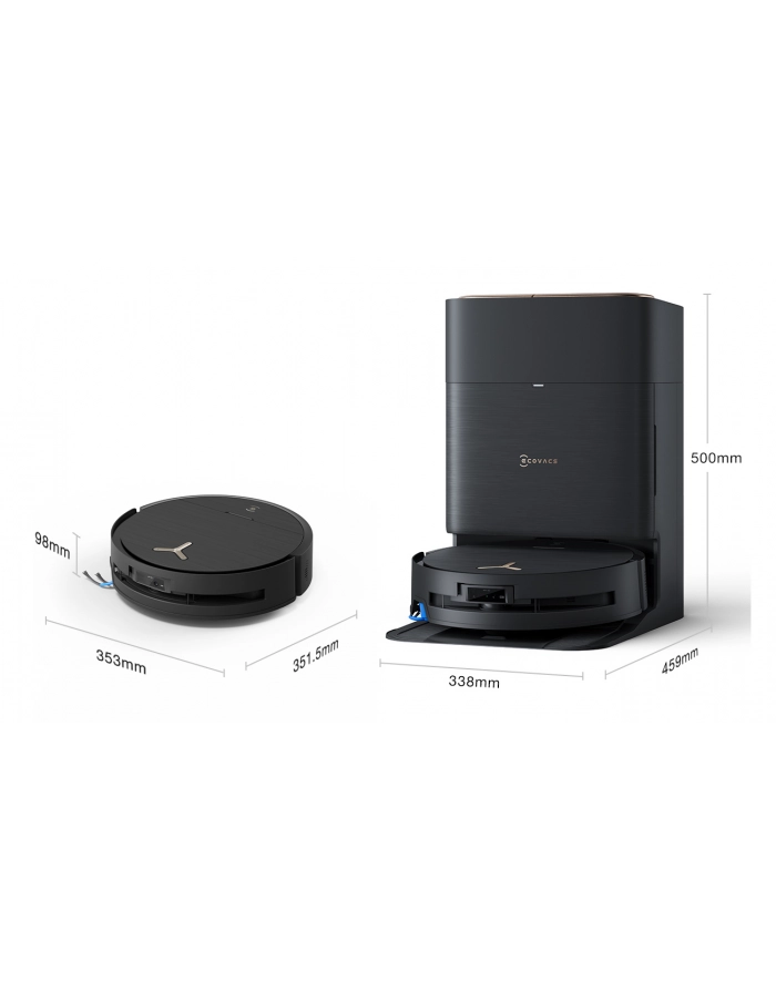 ECOVACS X9 PRO BLACK Saug-Wischroboter główny