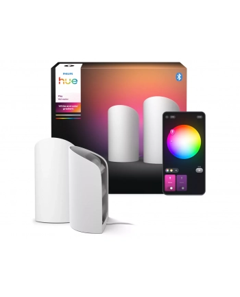 Philips Hue Play Wallwasher Doppelpack biały