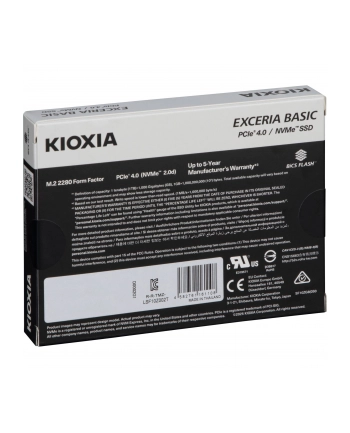 KIOXIA EXCERIA BASIC NVMe    1TB M.2 2280 PCIe 4.0   LSF10Z001TG8