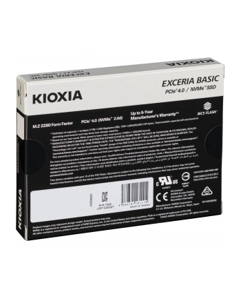 KIOXIA EXCERIA BASIC NVMe    2TB M.2 2280 PCIe 4.0    LSF10Z002T8