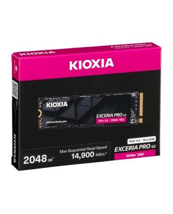 KIOXIA EXCERIA PRO G2 2TB M.2 2280 PCIe 5.0 LVE10Z2T04G8