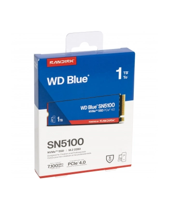 Western Digital Blue SSD 1TB M.2 2280 SN5100 WDS100T5B0E