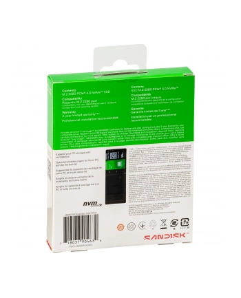 Western Digital Green SSD 500GB M.2 2280 PCI 4.0 SN3000
