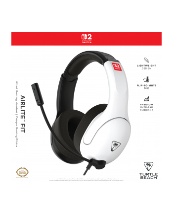 Turtle Beach Airlite Fit Headset NS Black 'amp; White (Switch 2)