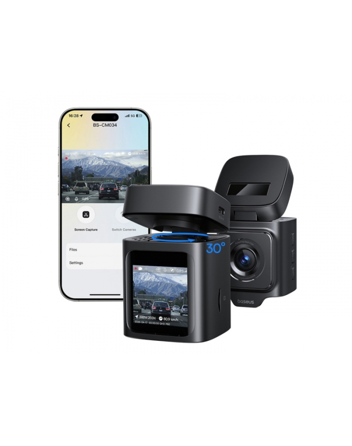 Baseus PrimeTrip VD1 Pro Dash Cam 4K Super Capacity Black główny