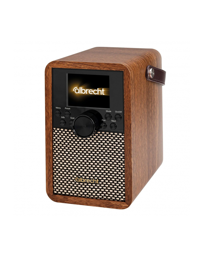 Albrecht DR 710 DAB+/UKW Radio mit ASA und integrierten Akku główny